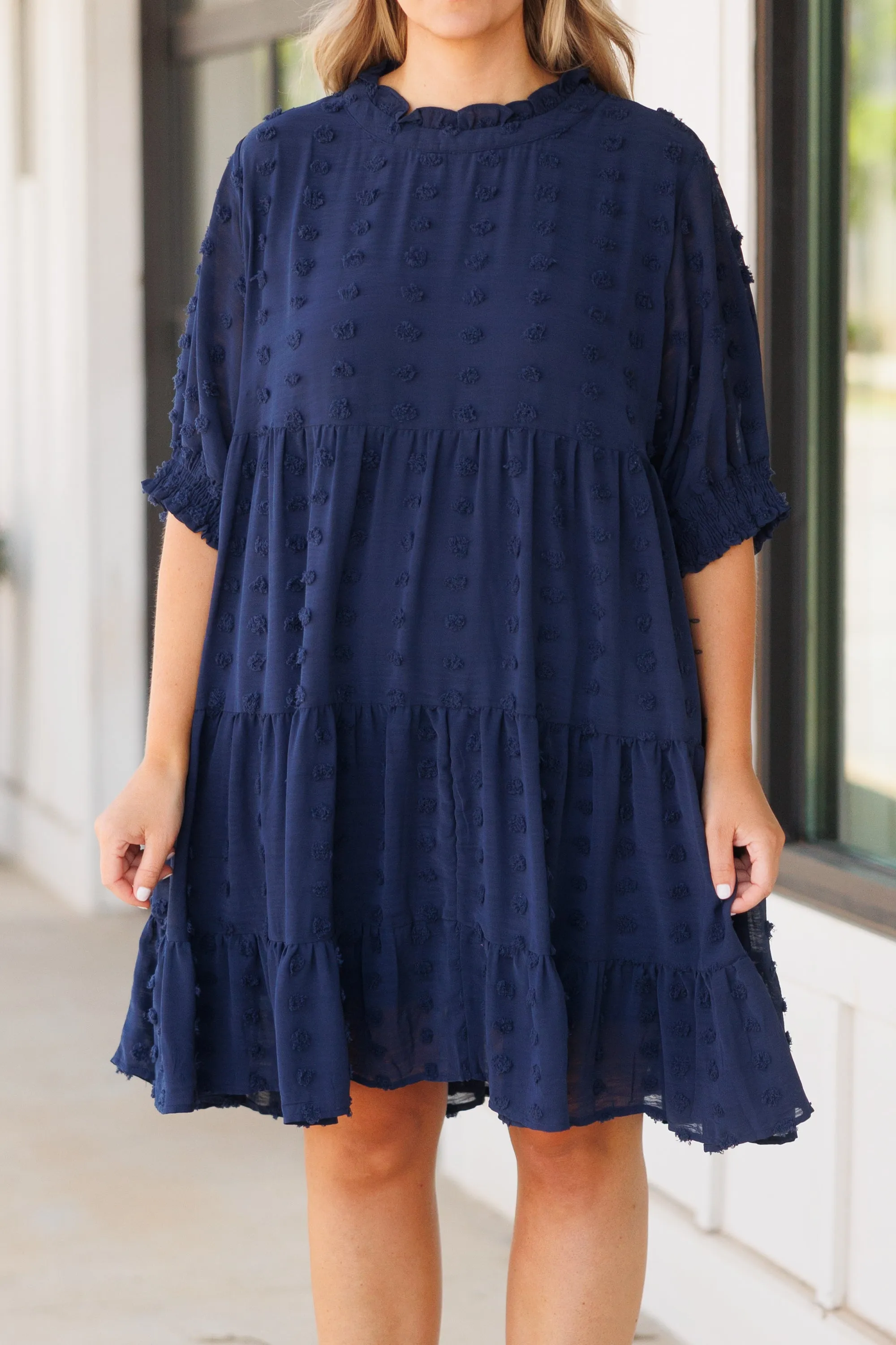 Navy Blue Dress for Guiding