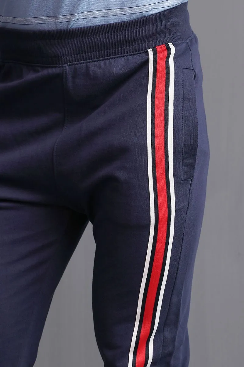 NAVY TAPE JOGGERS