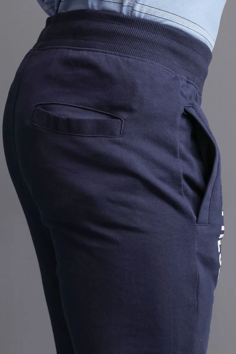 NAVY TAPE JOGGERS