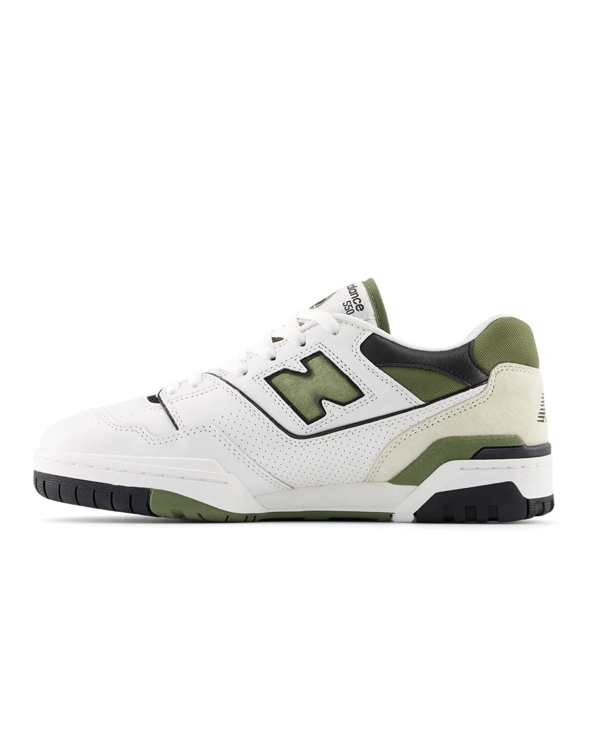 New Balance 550 White Dark Olivine - Shop Now.