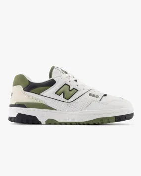 New Balance 550 White Dark Olivine - Shop Now.