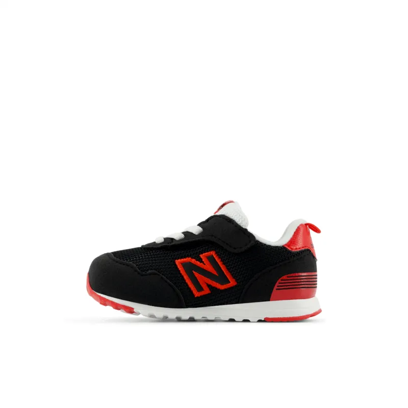 New Balance Baby Boys' 515 Hook and Loop Shoe - Extra Wide - NW515KBR