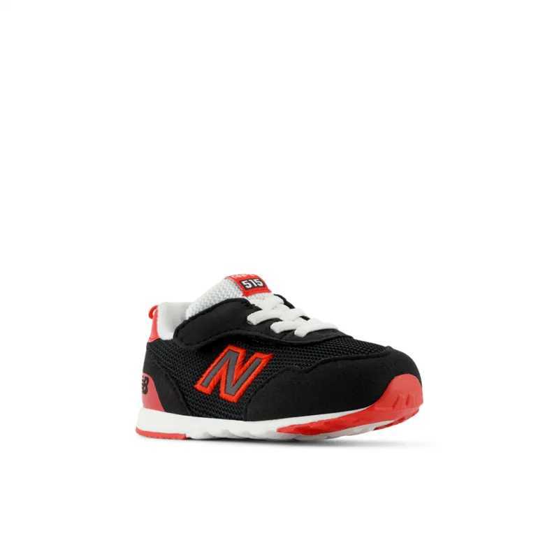 New Balance Baby Boys' 515 Hook and Loop Shoe - Extra Wide - NW515KBR