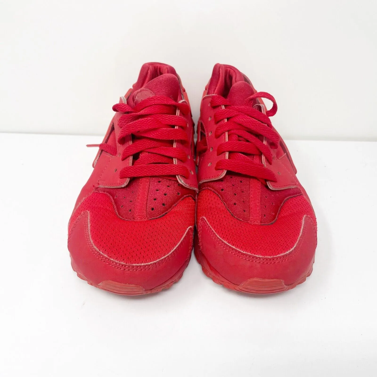 Nike Boys Air Huarache Run 654275-600 Red Running Shoes Sneakers Size 5Y