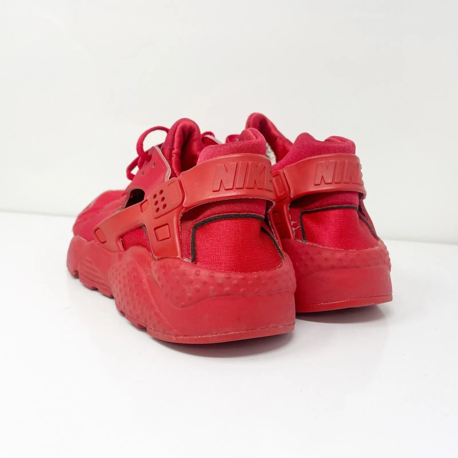 Nike Boys Air Huarache Run 654275-600 Red Running Shoes Sneakers Size 5Y