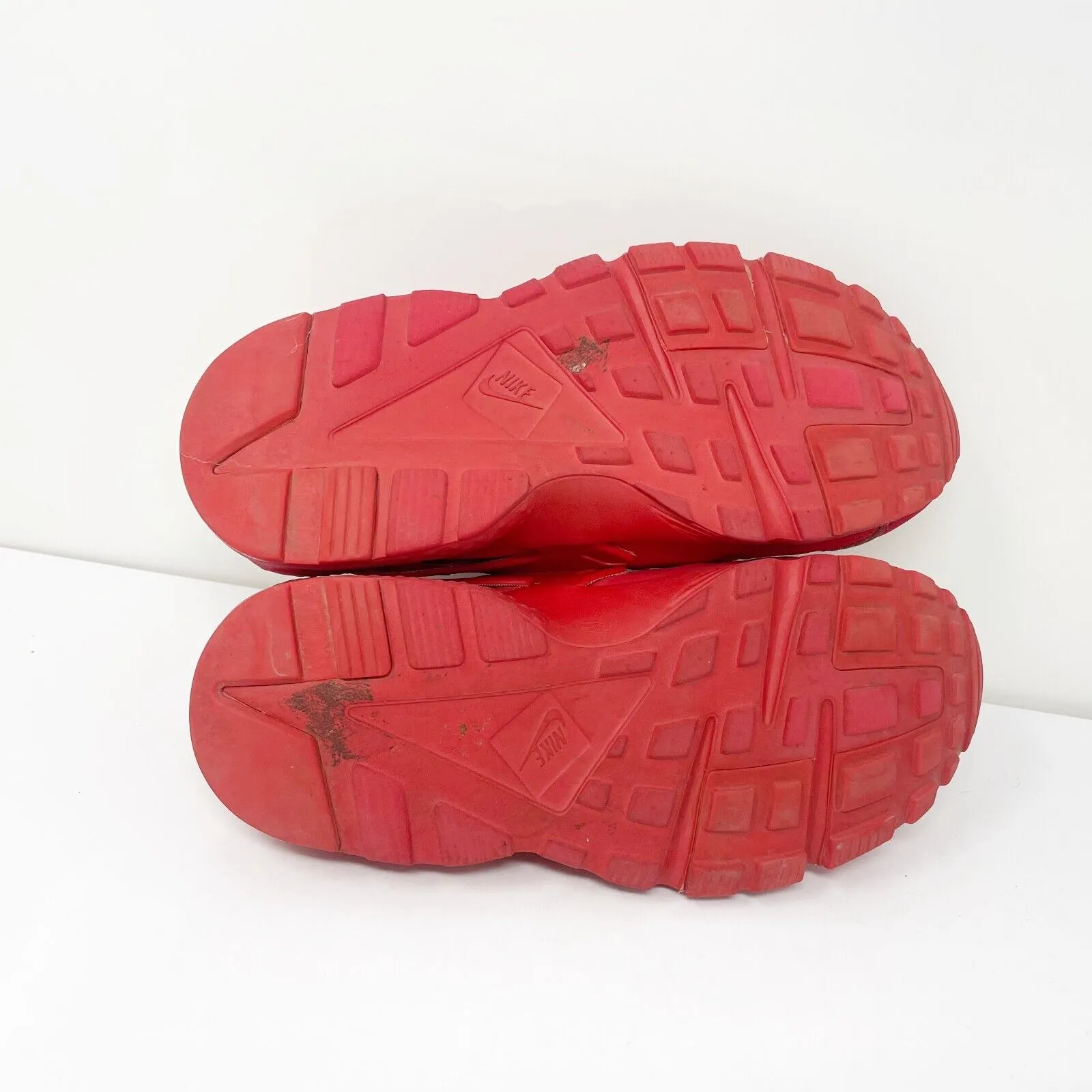 Nike Boys Air Huarache Run 654275-600 Red Running Shoes Sneakers Size 5Y