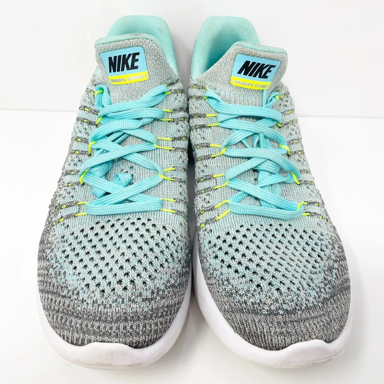 Nike Boys Lunarepic Low Flyknit 2 869989-001 Gray Running Shoes Sneakers Sz 6.5Y