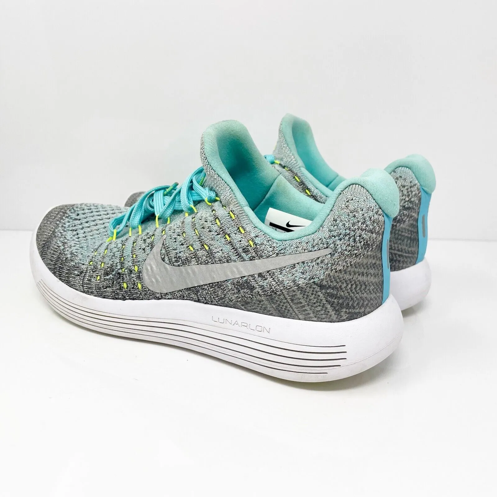 Nike Boys Lunarepic Low Flyknit 2 869989-001 Gray Running Shoes Sneakers Sz 6.5Y