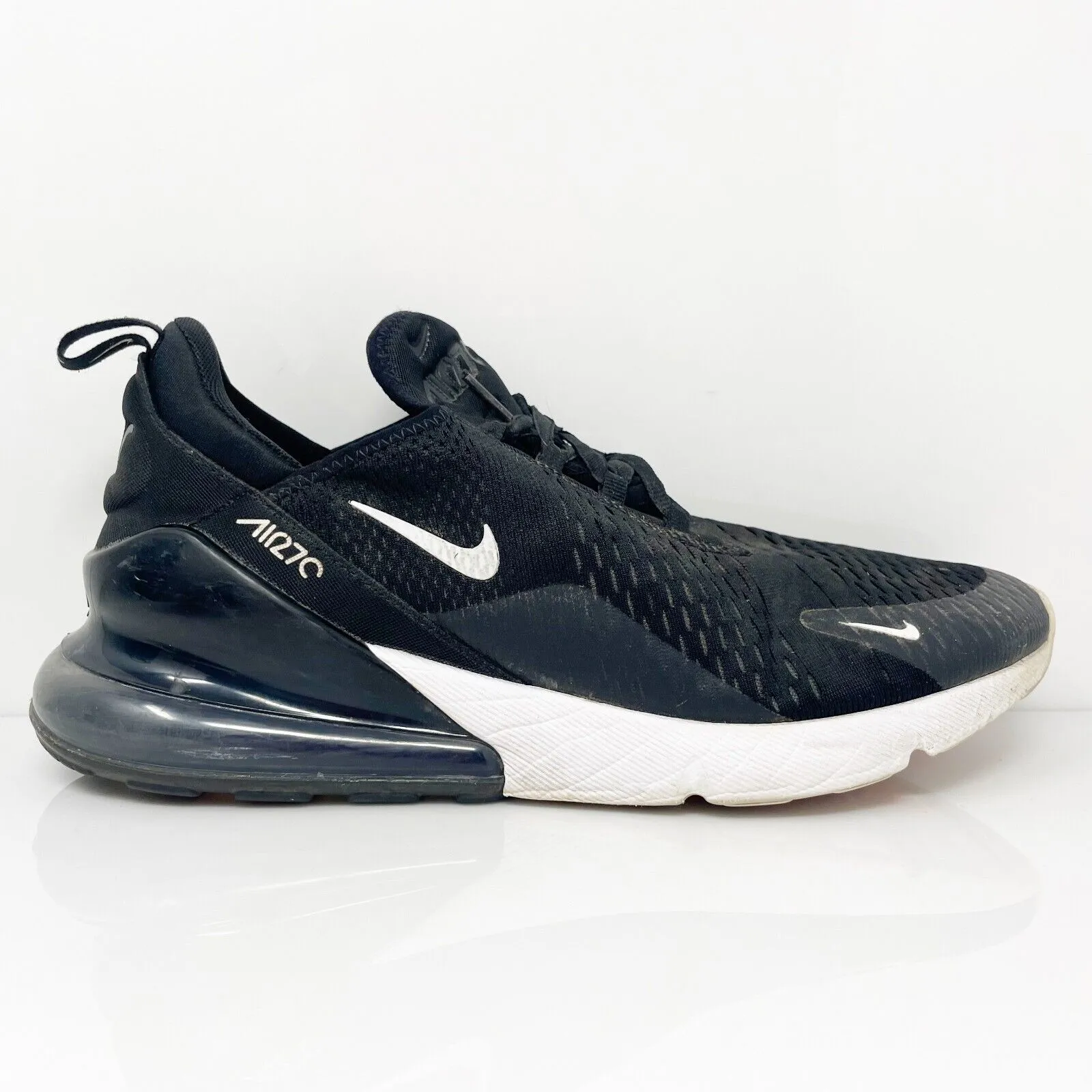 Nike Mens Air Max 270 AH8050-002 Black Running Shoes Sneakers Size 13