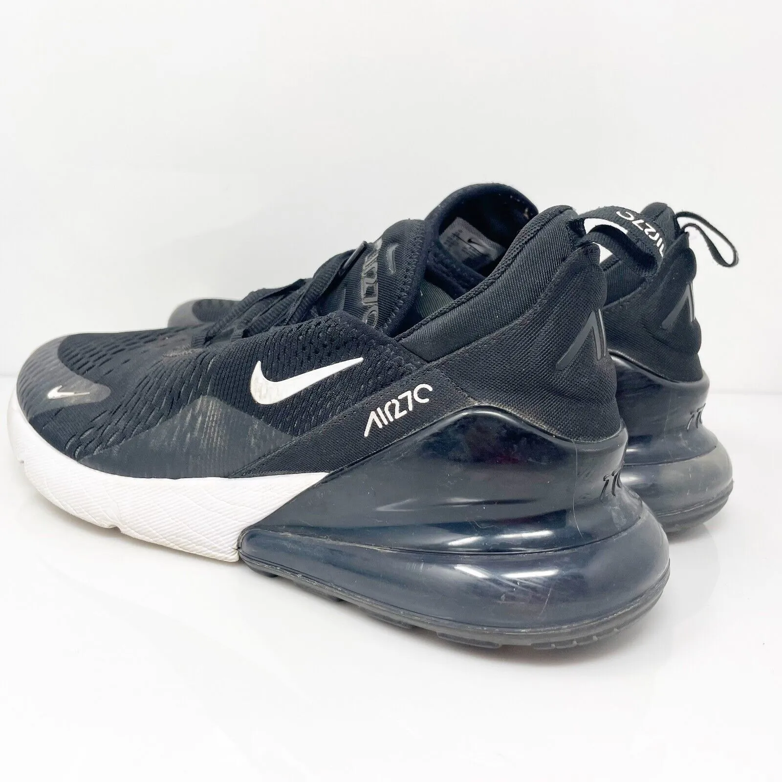 Nike Mens Air Max 270 AH8050-002 Black Running Shoes Sneakers Size 13