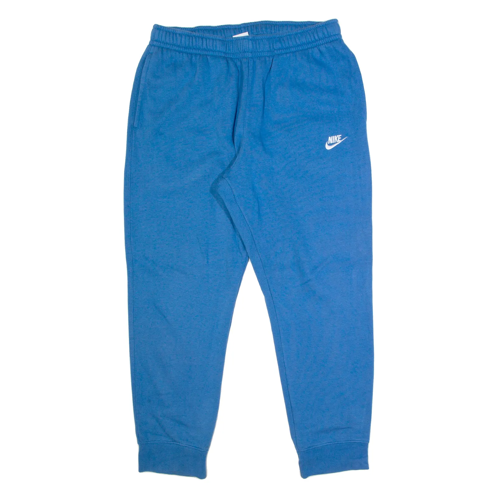 NIKE Mens Joggers Blue Tapered L W30 L26