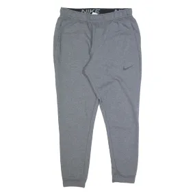 NIKE Mens Joggers Grey Tapered L W32 L27