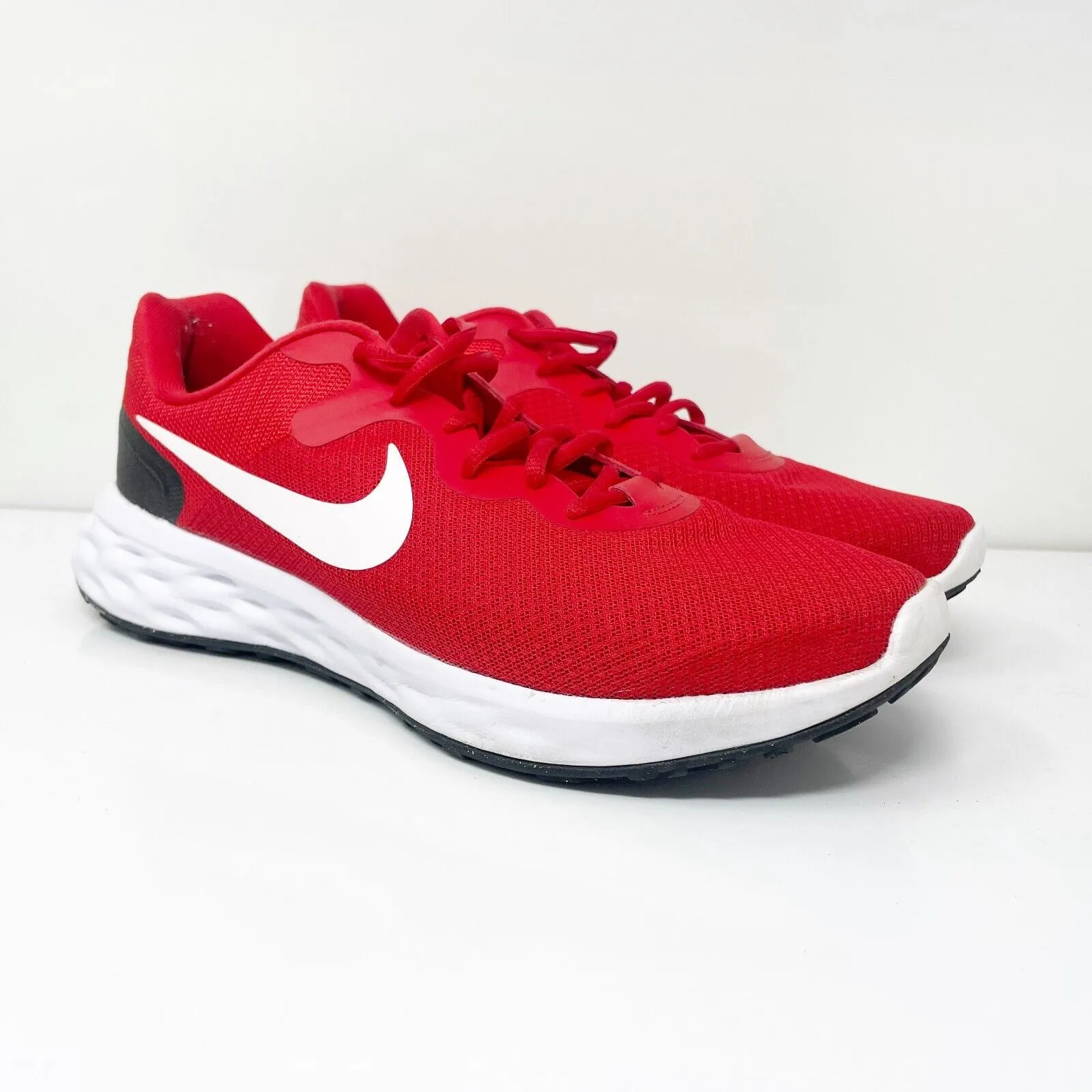 Nike Mens Revolution 6 NN DC3728-600 Red Running Shoes Sneakers Size 10.5