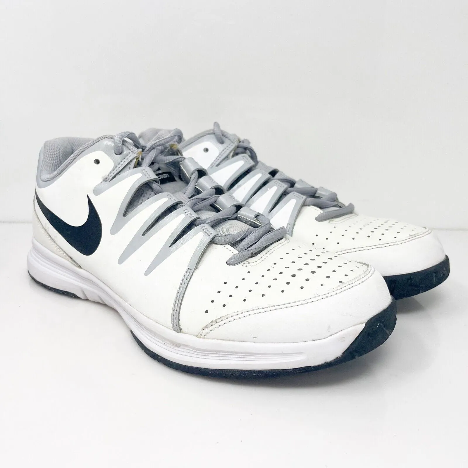 Nike Mens Vapor Court 654764-105 White Running Shoes Sneakers Size 8.5