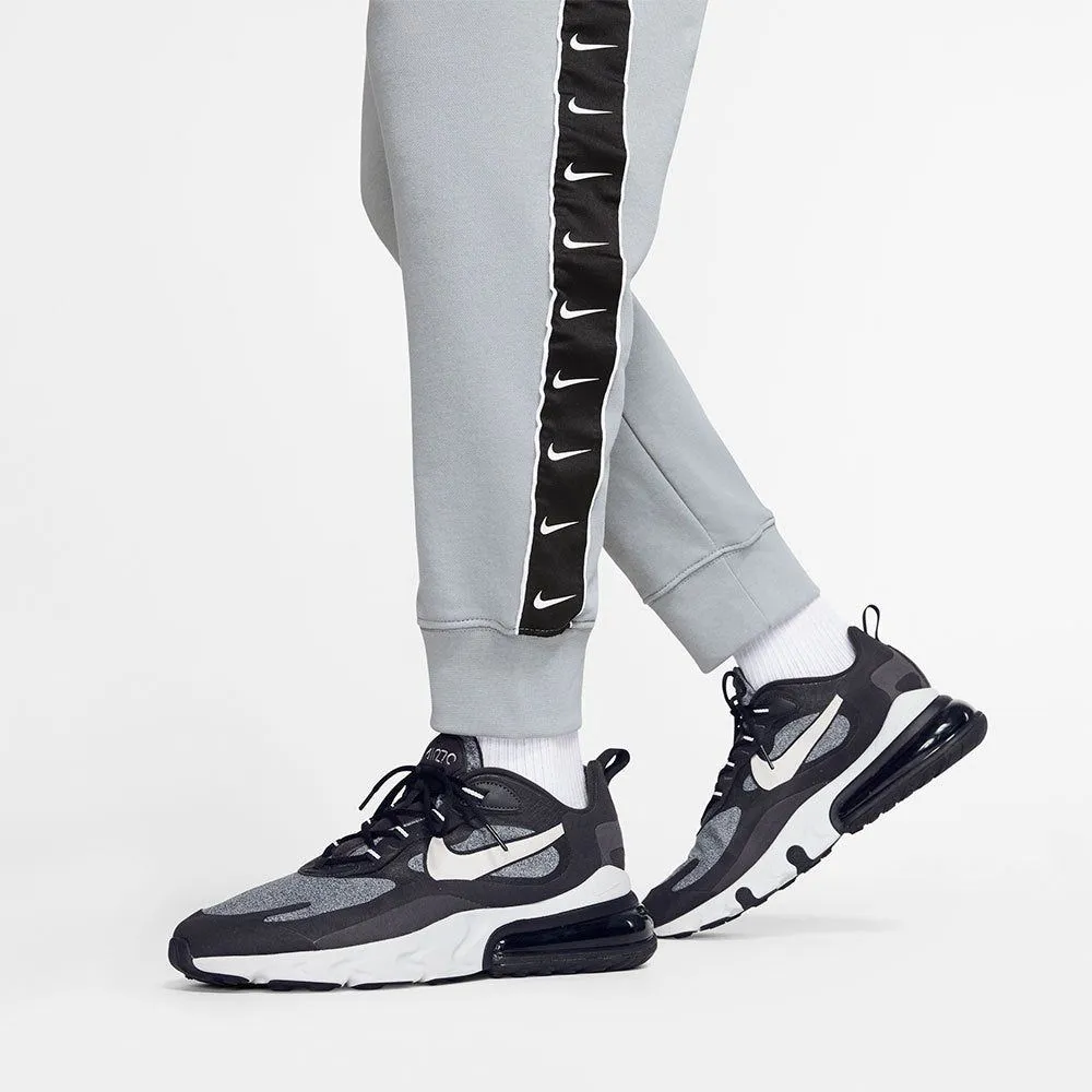 Nike Sportswear Swoosh Tape Fleece Pant Joggers - Grey Black