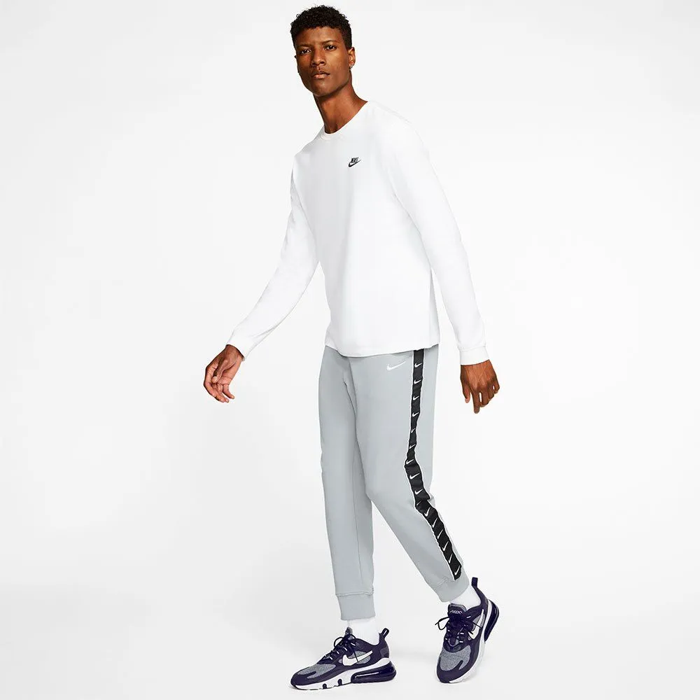 Nike Sportswear Swoosh Tape Fleece Pant Joggers - Grey Black