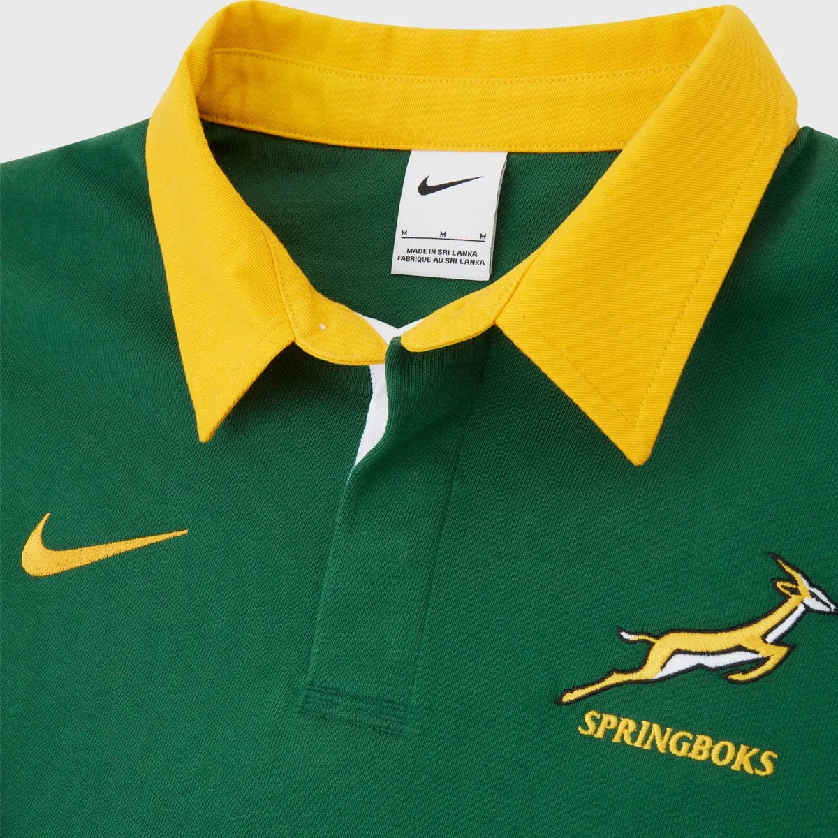 Nike Springboks Men's Long Sleeve Rugby Jersey 2024/25