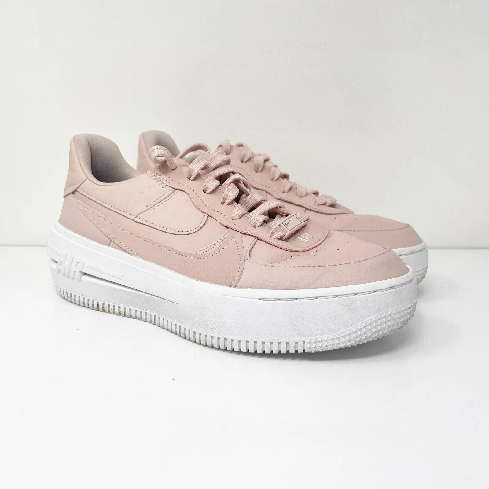 Nike Womens Air Force 1 DJ9946-602 Pink Casual Shoes Sneakers Size 8