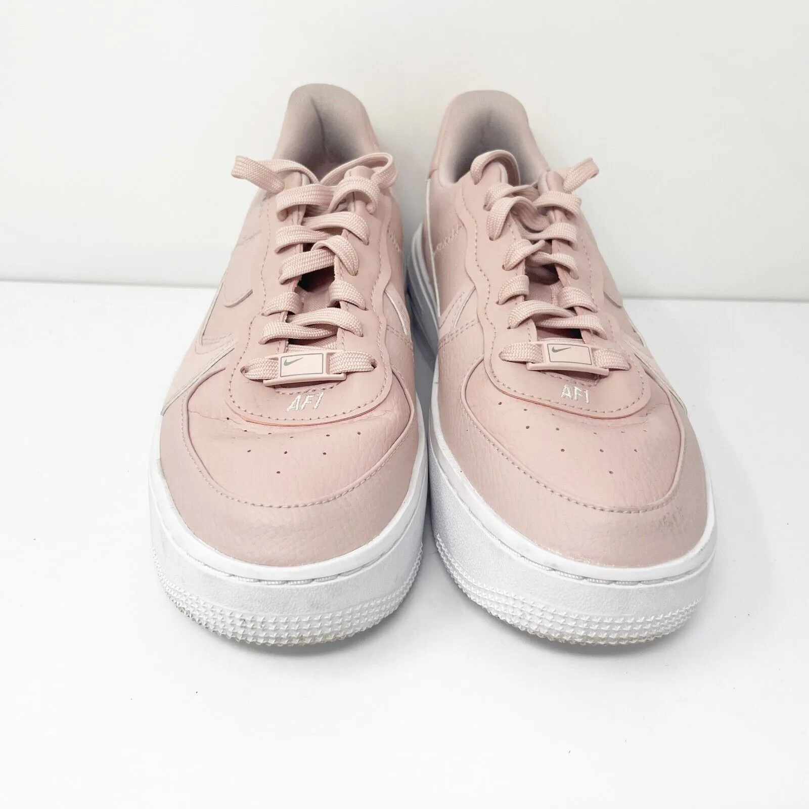 Nike Womens Air Force 1 DJ9946-602 Pink Casual Shoes Sneakers Size 8