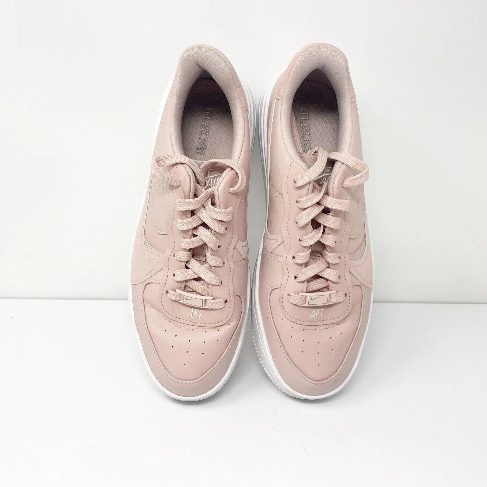 Nike Womens Air Force 1 DJ9946-602 Pink Casual Shoes Sneakers Size 8