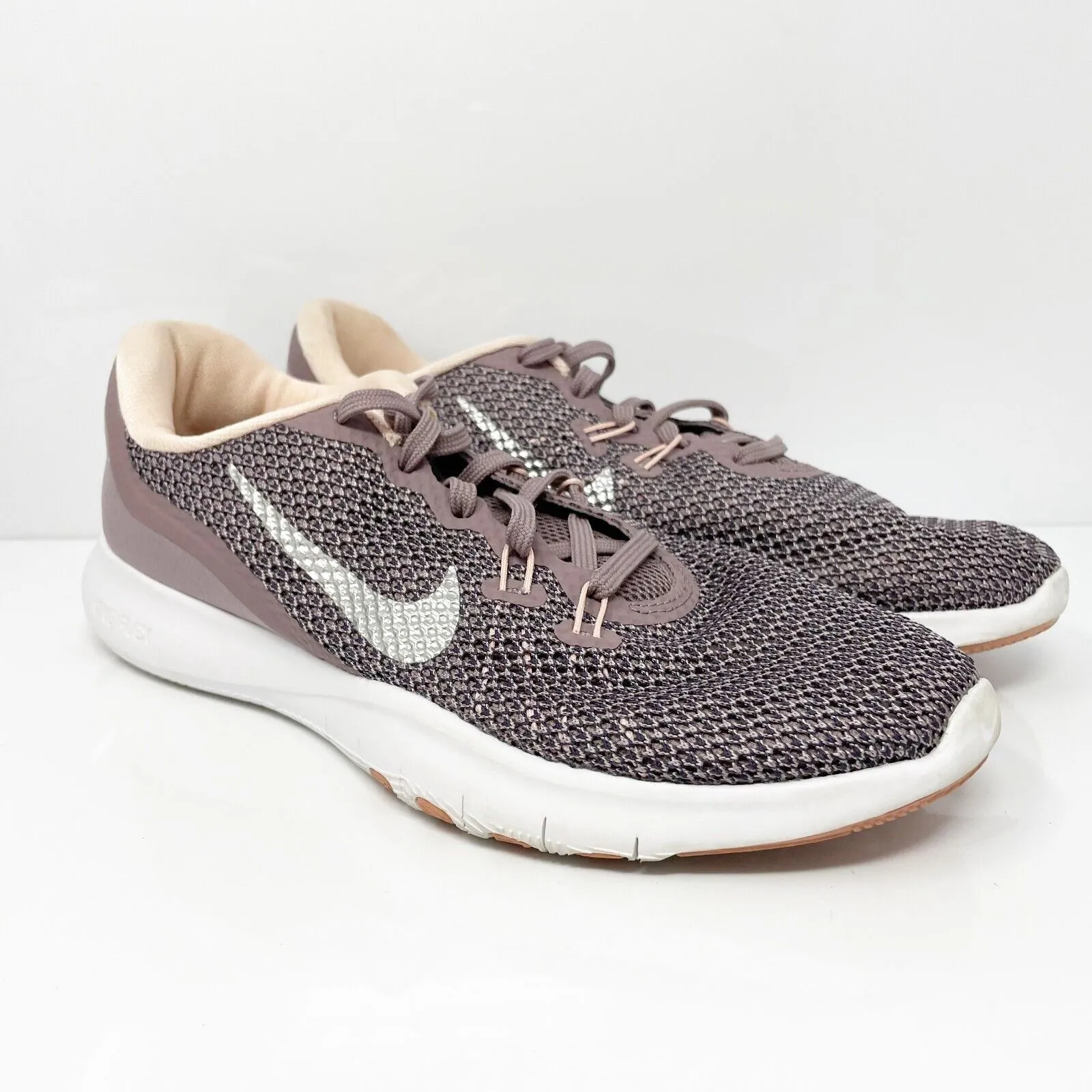 Nike Womens Flex Trainer 7 917713-200 Gray Running Shoes Sneakers Size 8