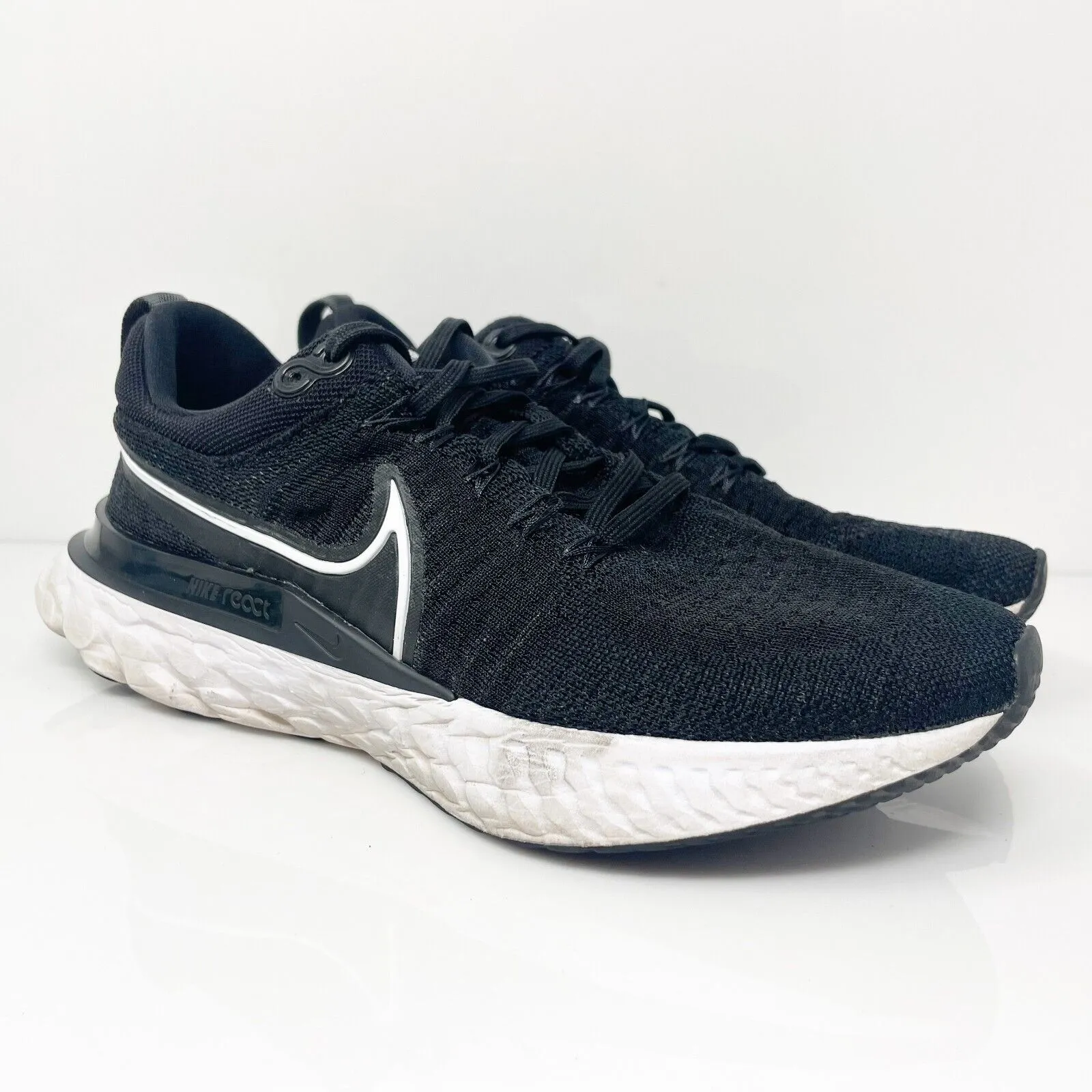 Nike Womens React Infinity Run FK 2 CT2423-002 Black Running Shoes Sneakers 9.5