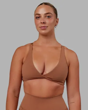 Nimble Sports Bra - Brick