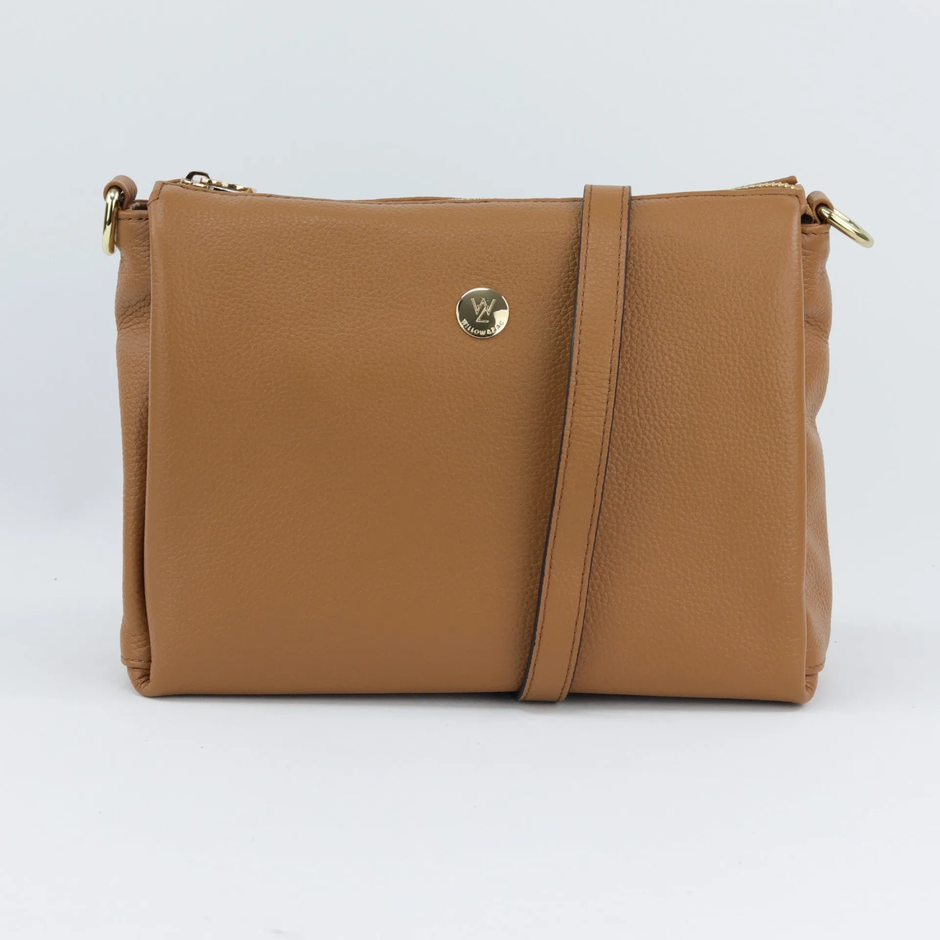 Nina leather shoulder bag