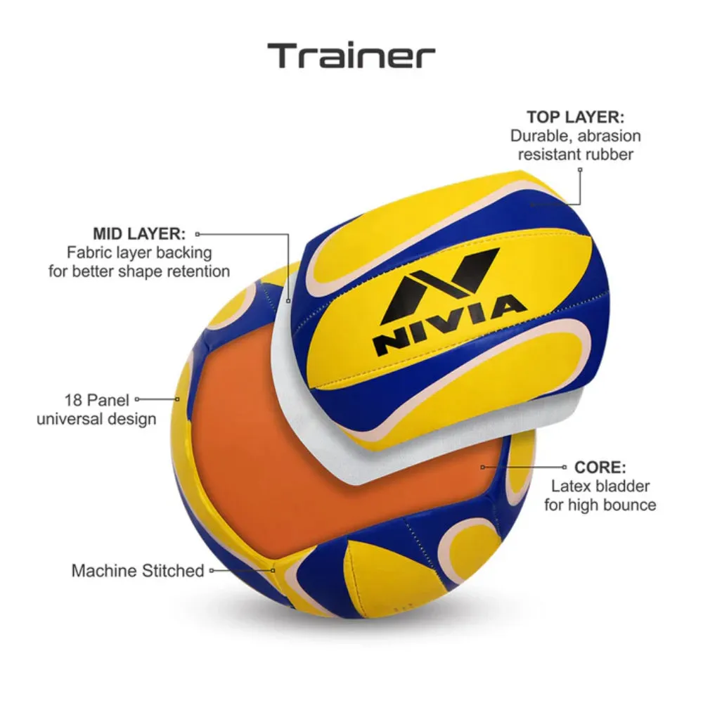 Yellow/Blue Nivia Volleyball Trainer 472