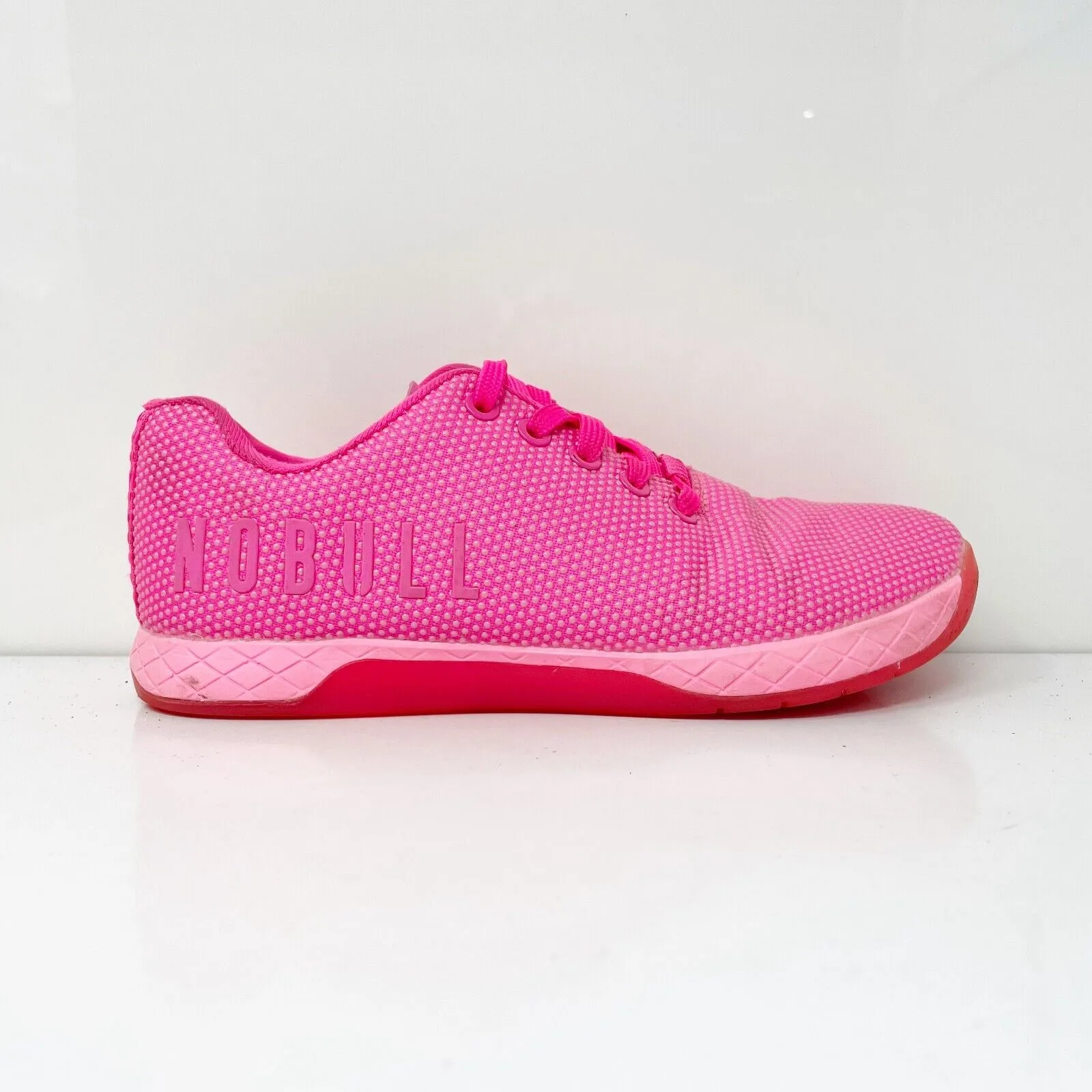 Nobull Unisex Trainer Pink Running Shoes Sneakers Size M 5.5 W 7