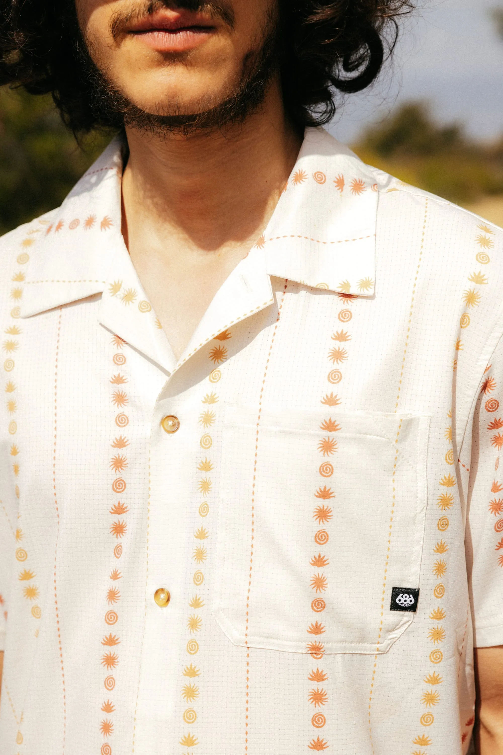   Nomad Perforated Button Down Shirt