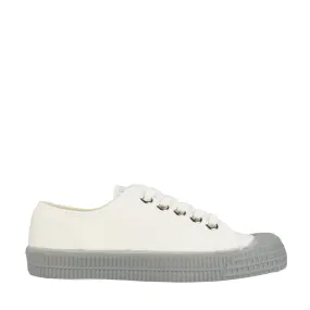 Novesta Star Master White Trainer with Grey Sole: 41/8