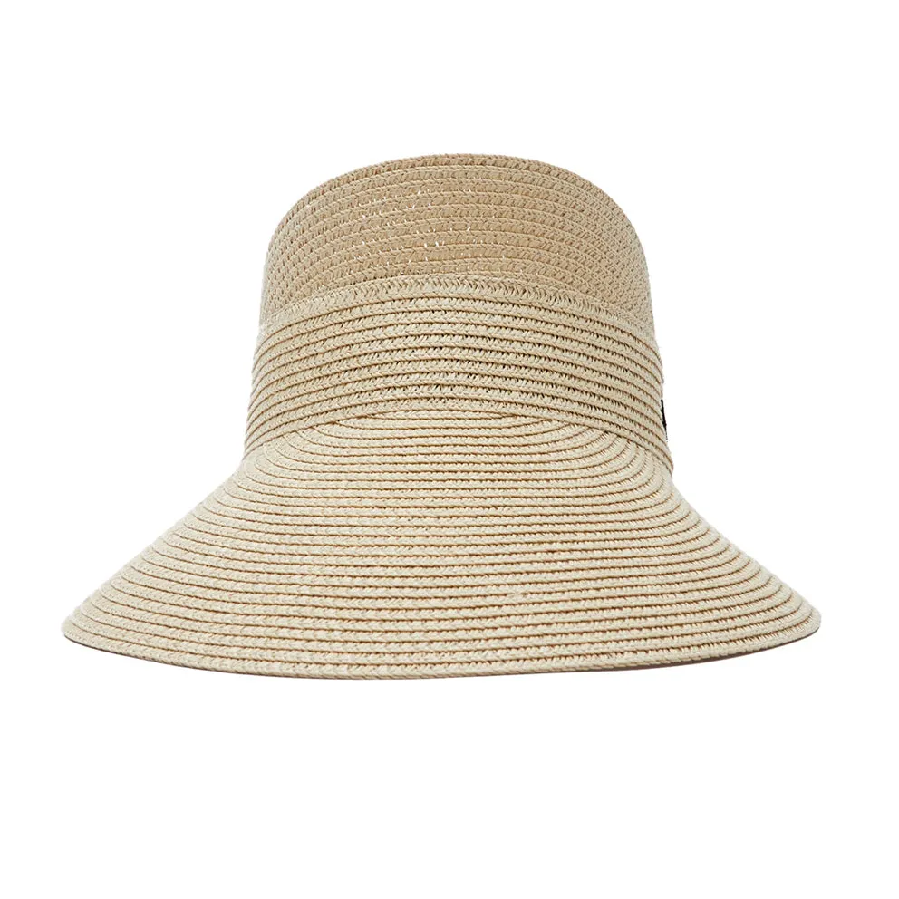 OBEY SLATER VISOR HAT // NATURAL