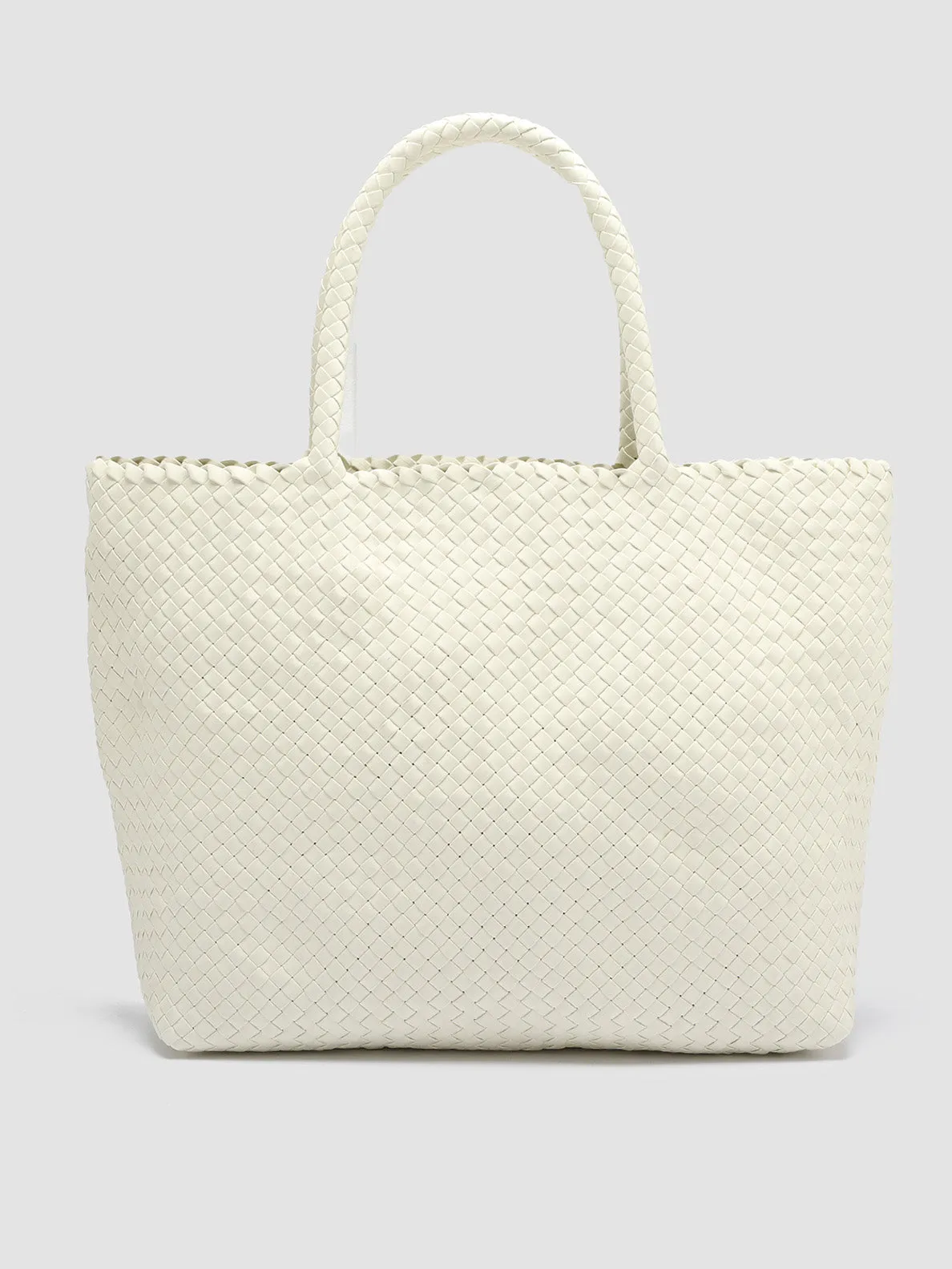 OC CLASS 35 - White Leather Shoulder Bag