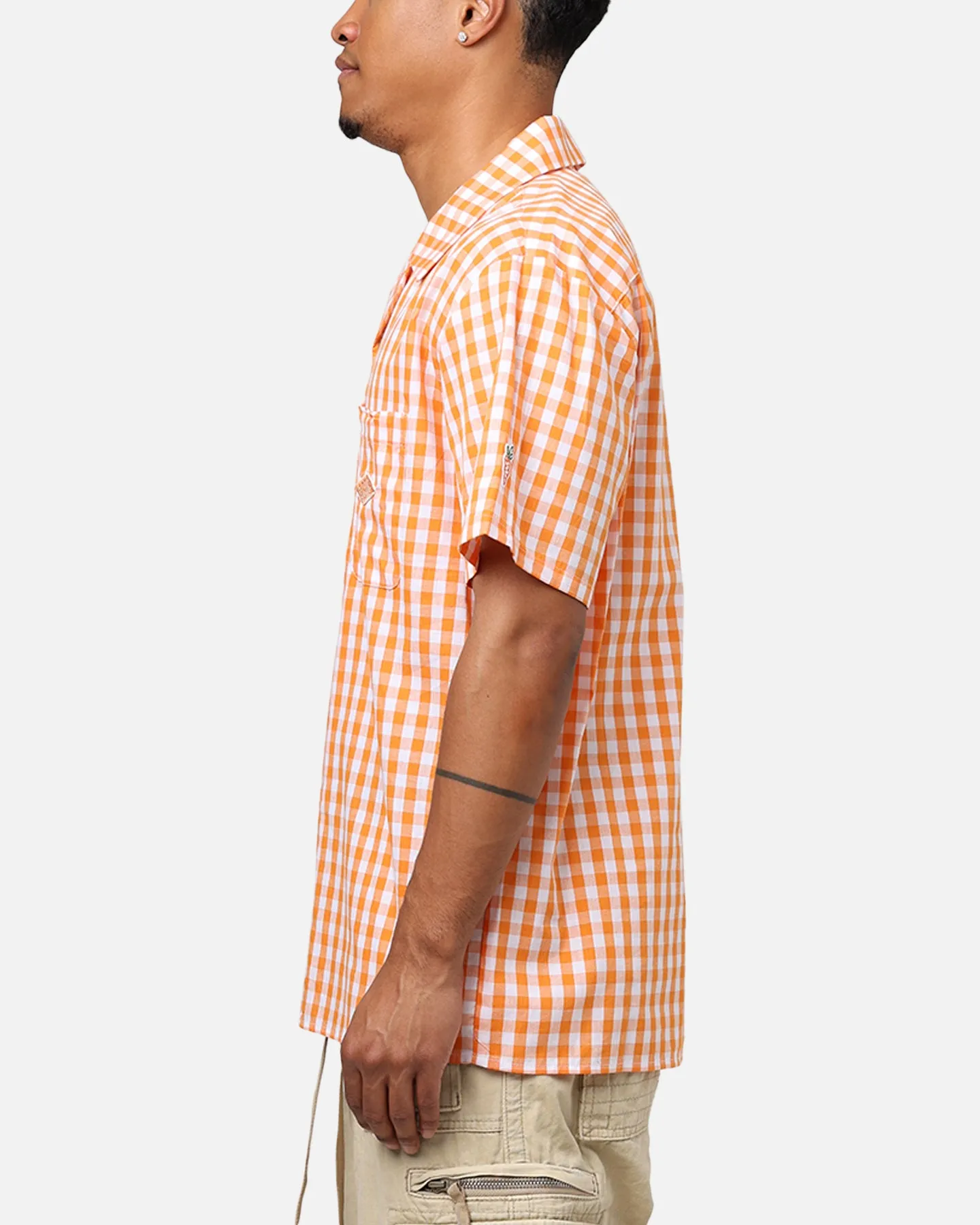 Orange Anwar Badge Carrots Button Up Shirt