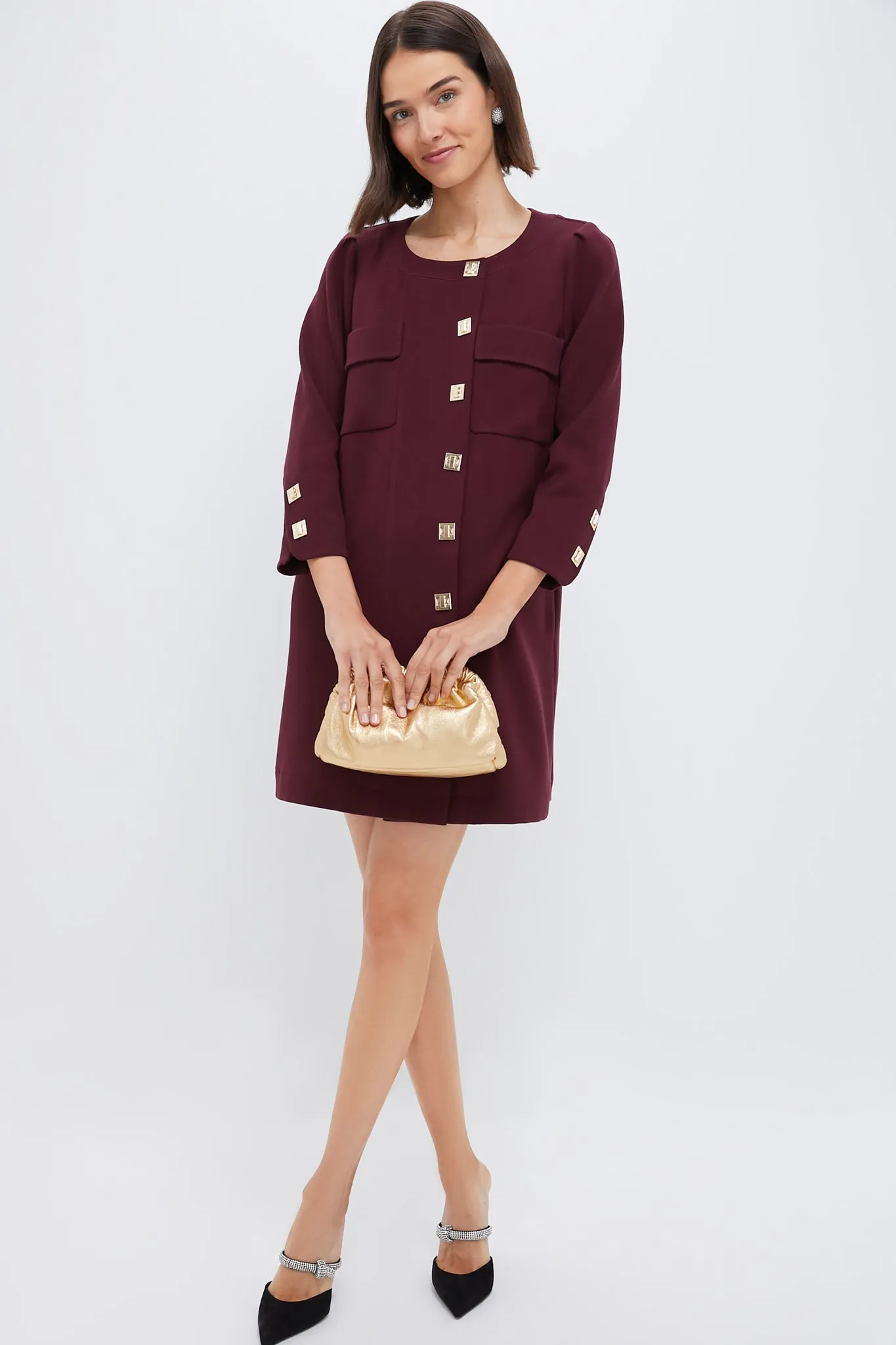 Oxblood Barnett Mini Dress