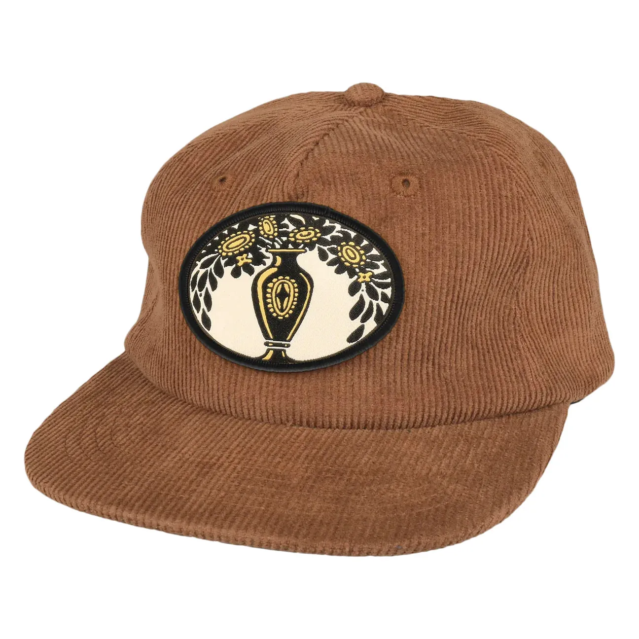 Passport Vase 5 Panel Hat 'Chocolate'