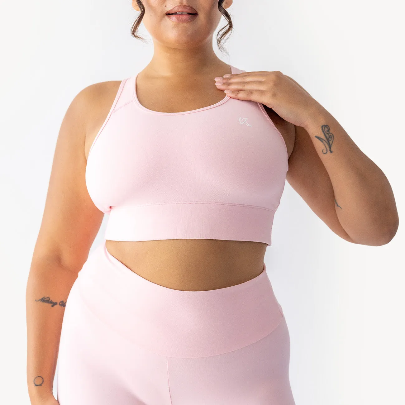 Pastel Pink Active Sports Bra