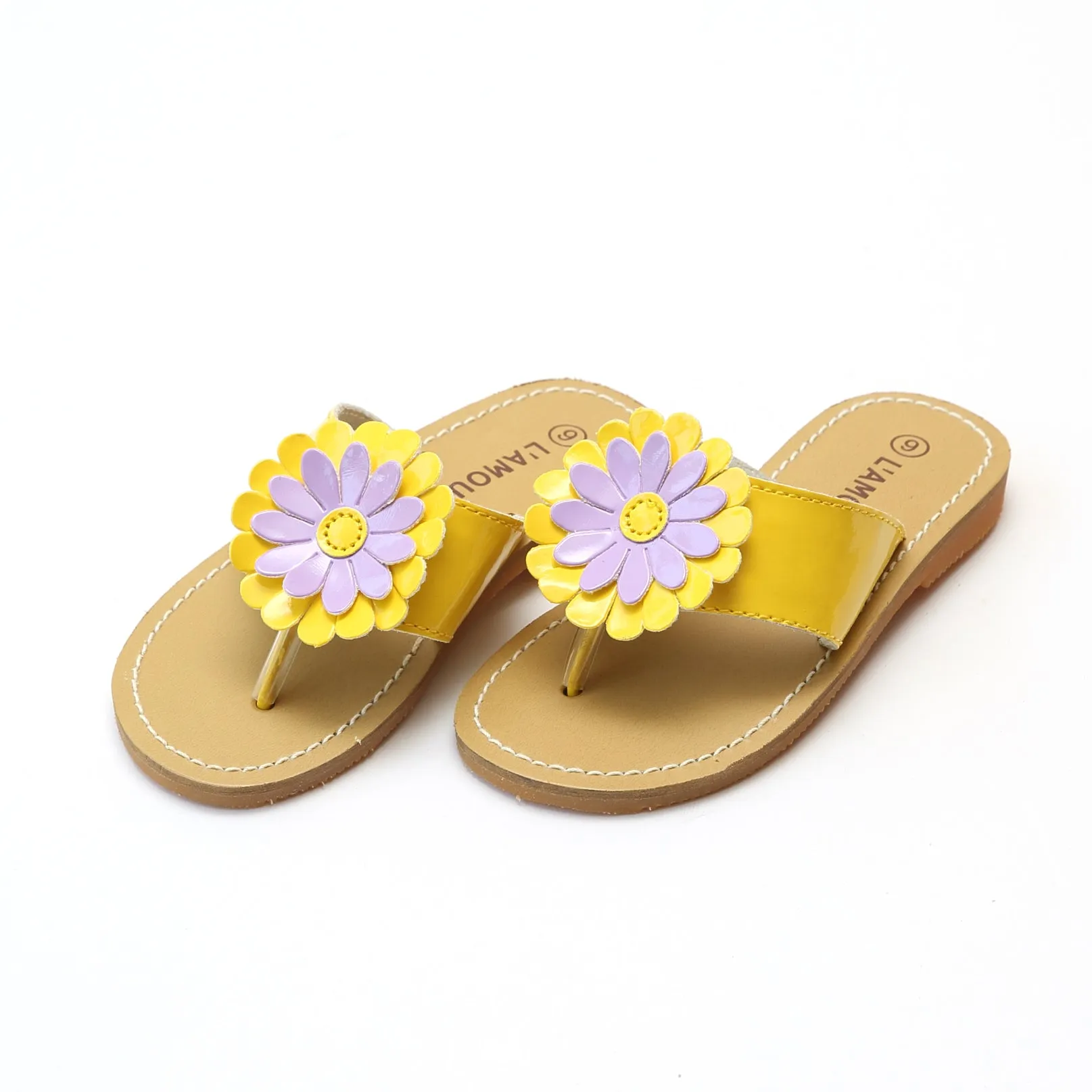 Patent Flower Thong Sandal - Savannah Model