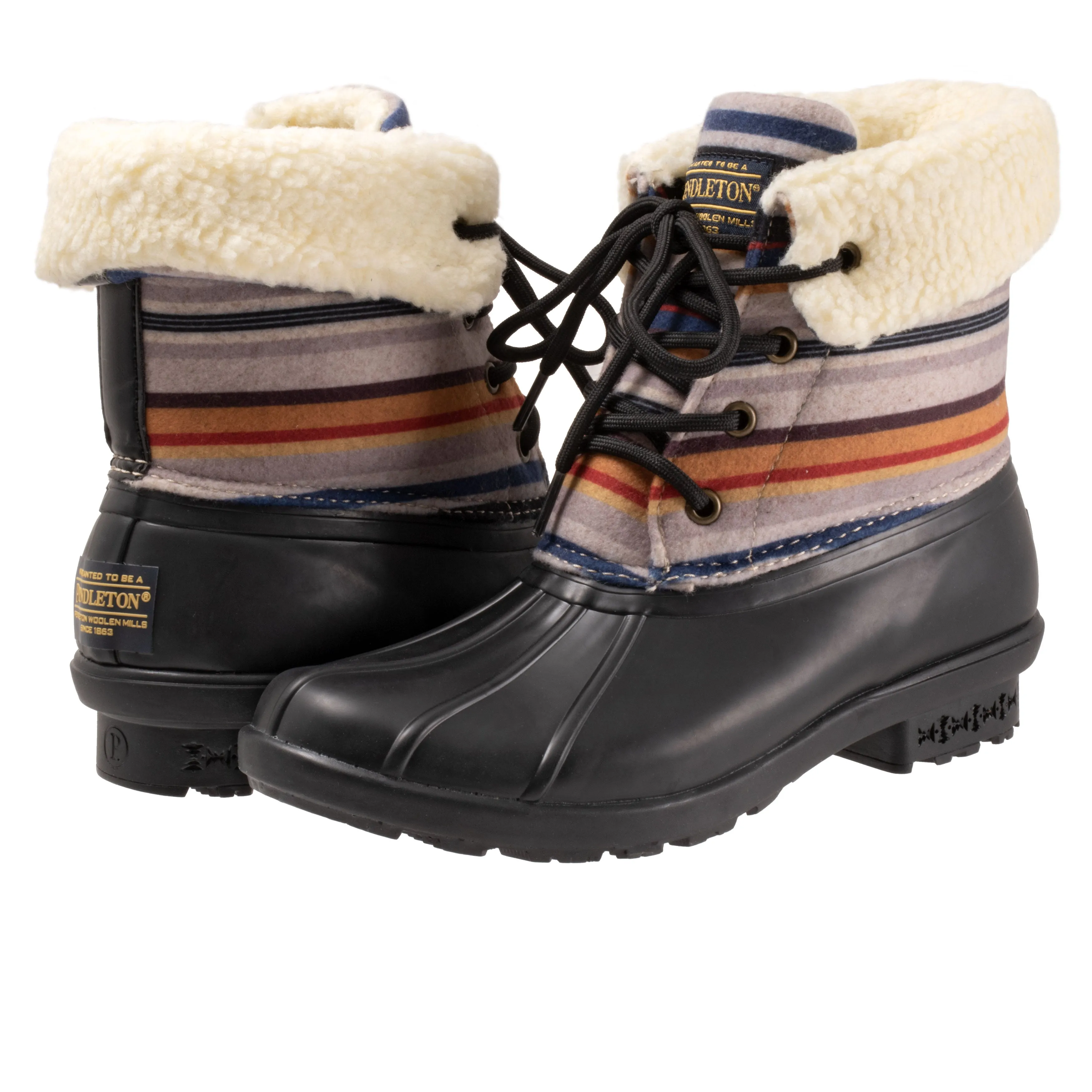 Pendleton Women's Waterproof Black Duck Boot