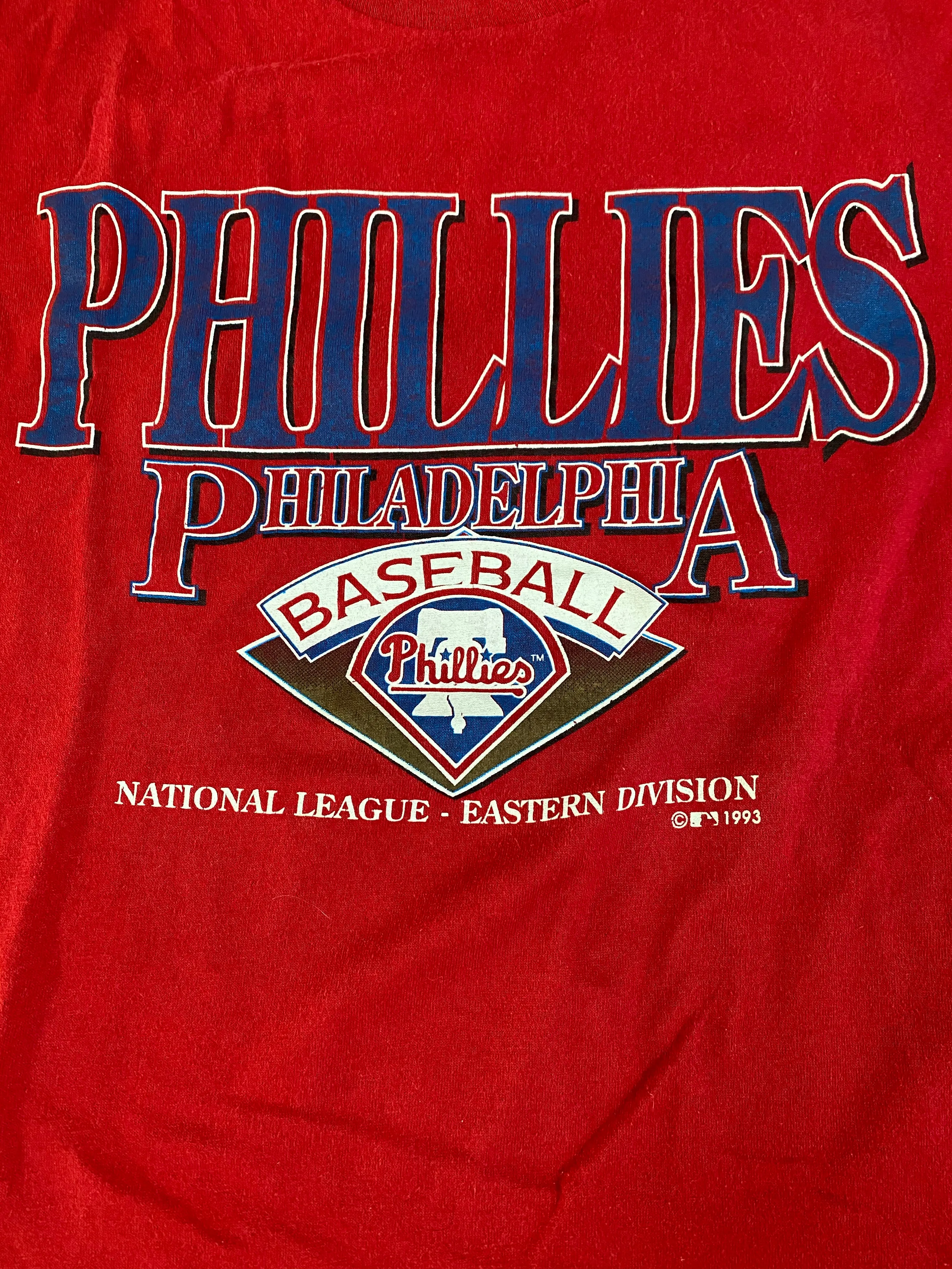 Philadelphia Phillies Baseball 1993 Vintage Distressed T-shirt