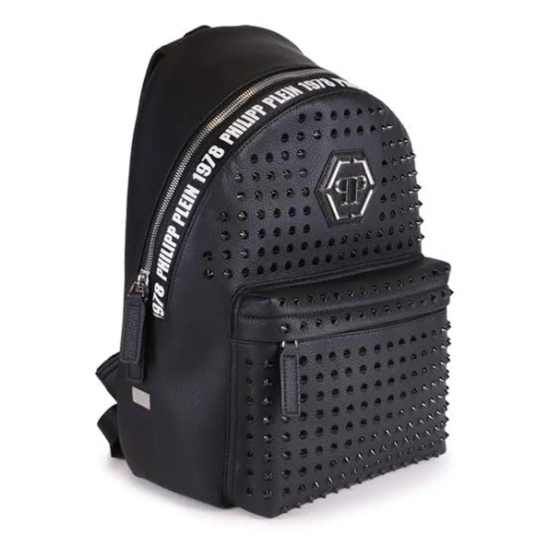 Philipp Plein Bag with Spiked Logo Print