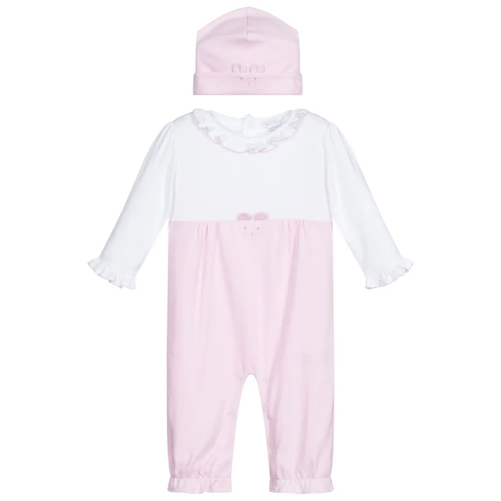 Pink Babygrow & Hat Set