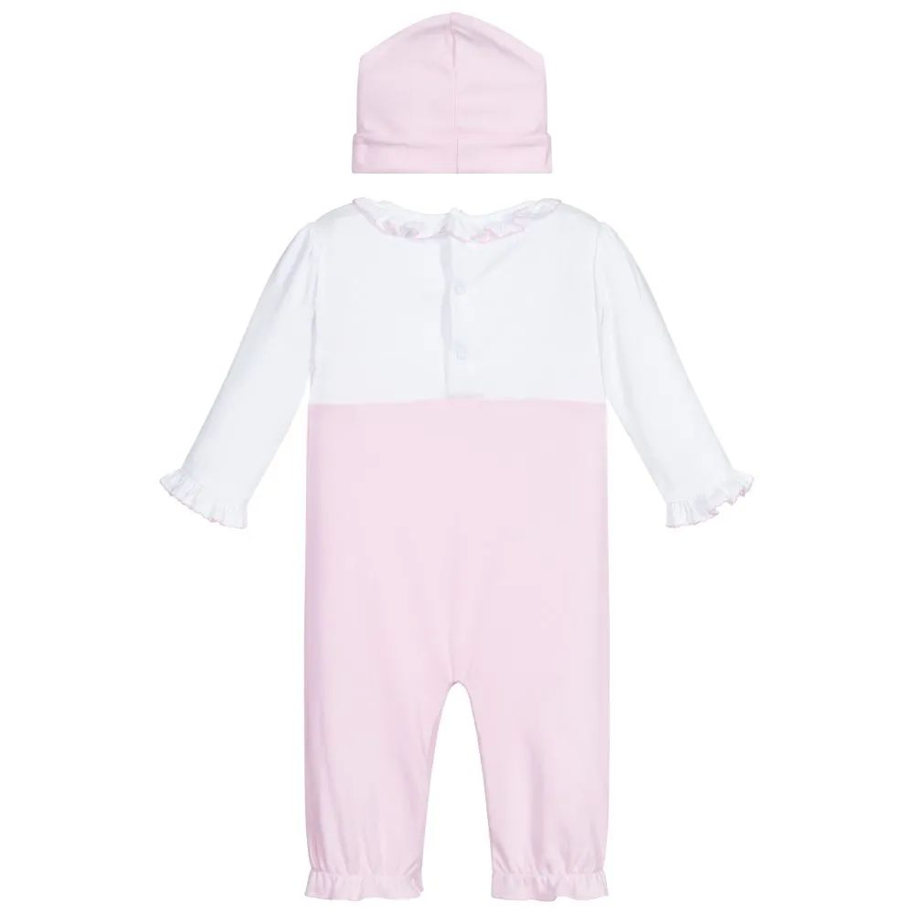 Pink Babygrow & Hat Set