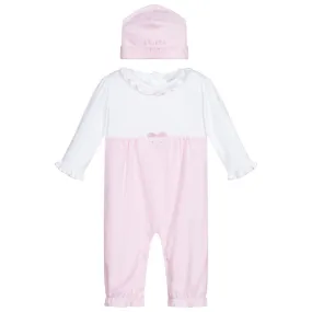 Pink Babygrow & Hat Set