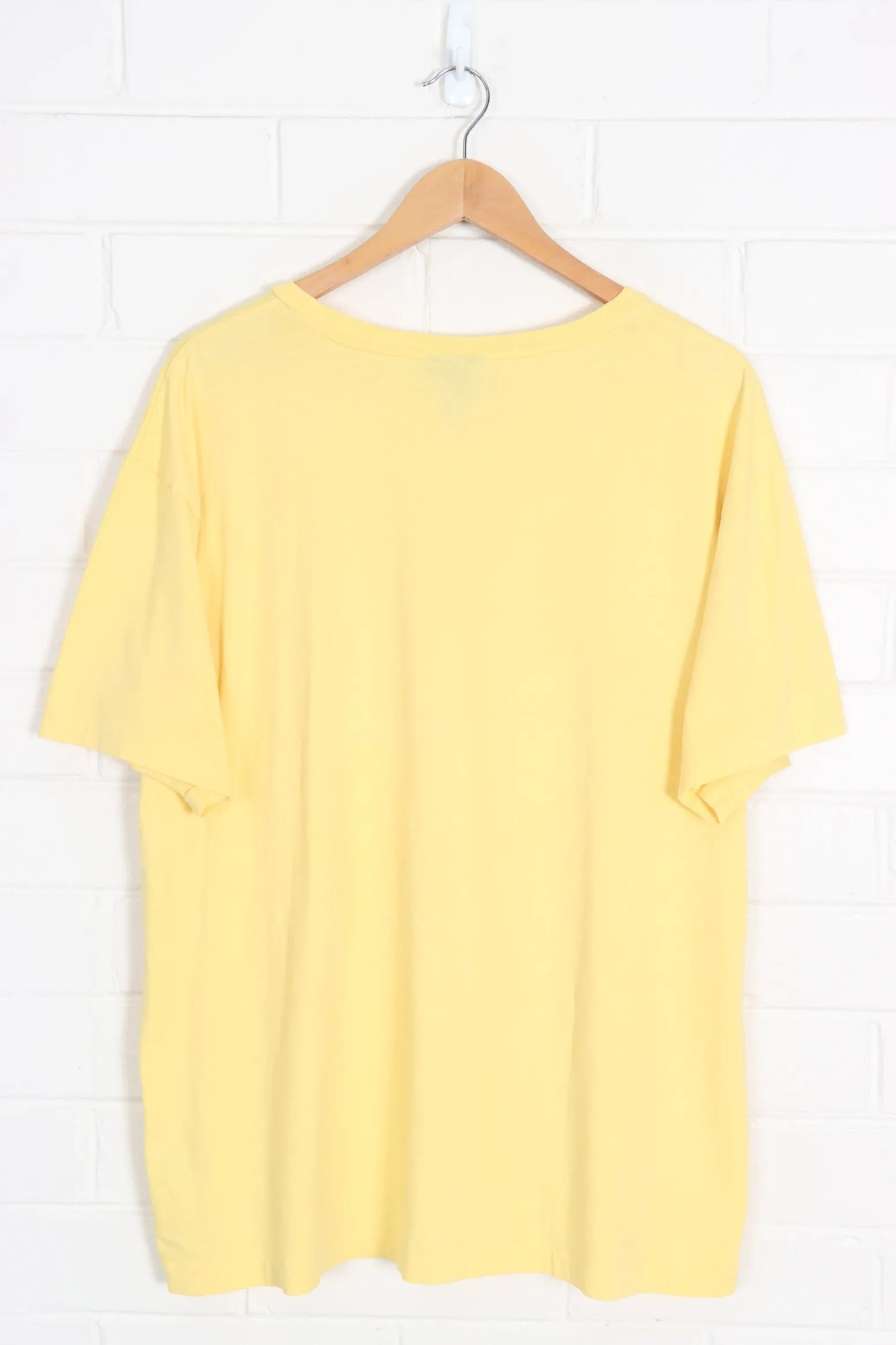 POLO RALPH LAUREN Yellow Red Embroidered XL Tee