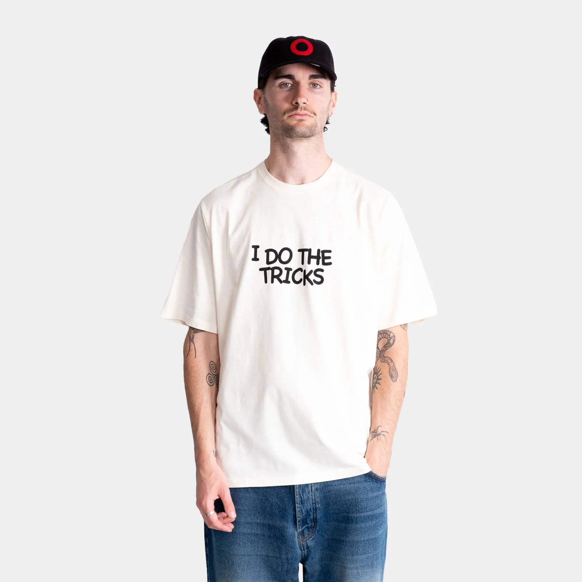 Pop Trading Company Too Real T-Shirt - Off White