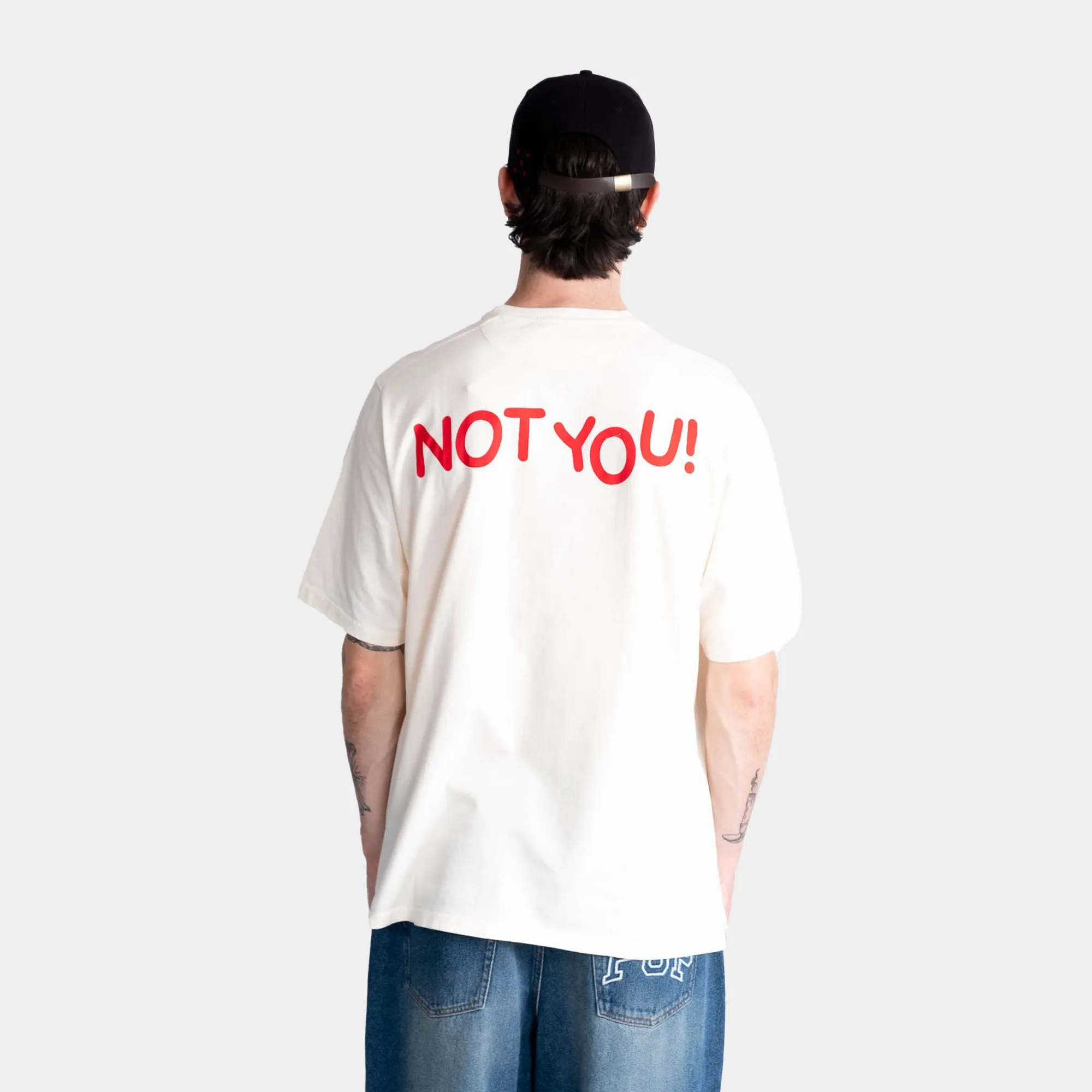 Pop Trading Company Too Real T-Shirt - Off White