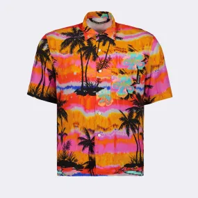 Psychedelic Palms Multicolored Shirt