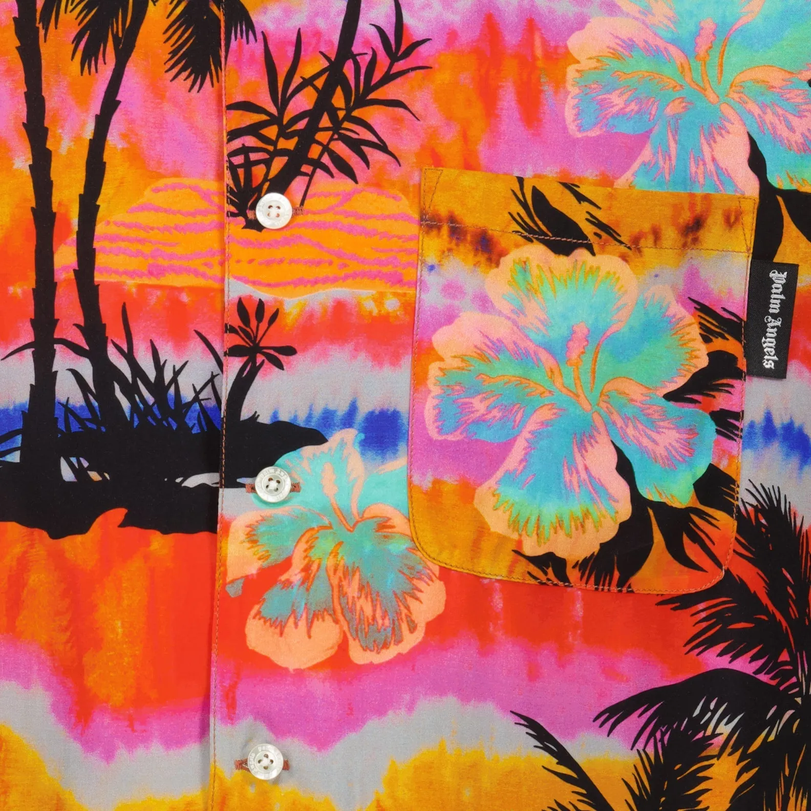 Psychedelic Palms Multicolored Shirt